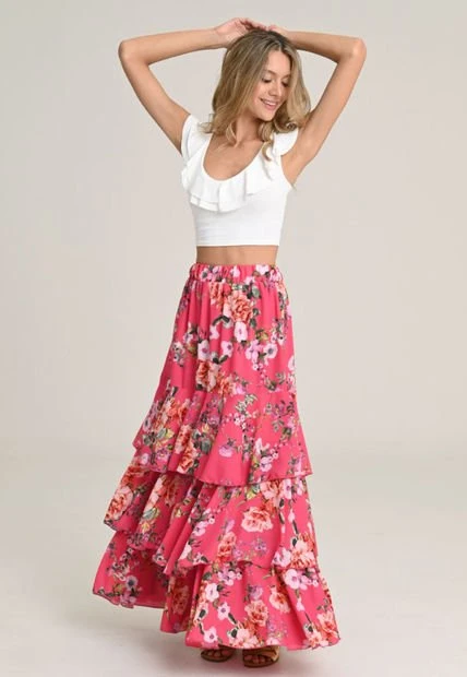 Falda Mucura Fucsia Ragged Pf12320179 3 Falda Mucura Fucsia Ragged Pf12320179