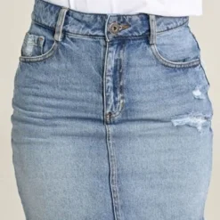 Falda Corta Twister Azul Ragged Pf51320076 -Feminora Moda Tienda De Ventas ragged 7440 9967622 2 product