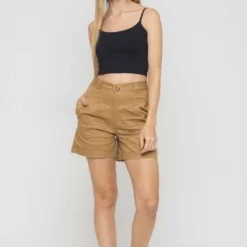 Short Analia Mielero Amarillo Ragged Pf11340126