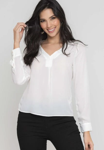 Blusa Blanco Monik Ragged Pf12110712 3 Blusa Blanco Monik Ragged Pf12110712