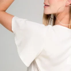 Blusa Antonieta Beige Ragged Pf17110056 -Feminora Moda Tienda De Ventas ragged 7708 1088812 3 product