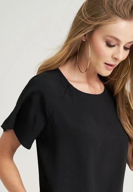 Blusa Seul Negro Ragged Pf12110736 5 Blusa Seul Negro Ragged Pf12110736 - Imagen 3