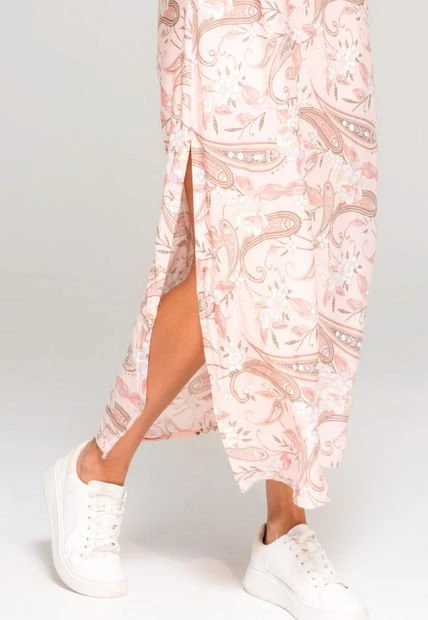 Vestido Malai Rosa Ragged Pf11511202 4 Vestido Malai Rosa Ragged Pf11511202 - Imagen 2