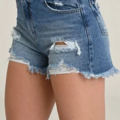 Short Twister Azul Ragged Pf51340062