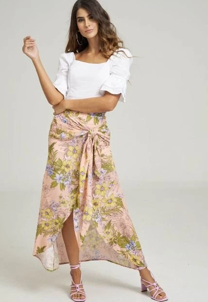 Falda Antonieta Rosa Ragged Pf11320463 3 Falda Antonieta Rosa Ragged Pf11320463