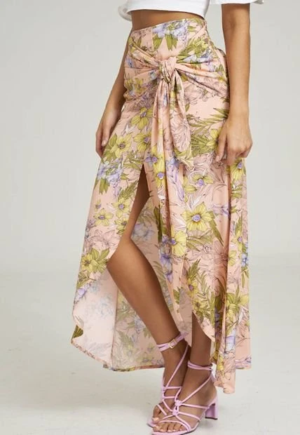 Falda Antonieta Rosa Ragged Pf11320463 4 Falda Antonieta Rosa Ragged Pf11320463 - Imagen 2