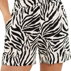Short Zebra Beige Ragged Pf11340132 -Feminora Moda Tienda De Ventas ragged 8008 9868922 5 product