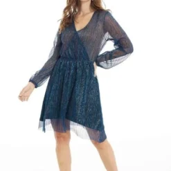 Vestido Galicia Azul Ragged Pf12510346