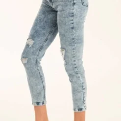 Jeans Slim Guayacan Azul Ragged Pf51350273 -Feminora Moda Tienda De Ventas ragged 8074 5141102 3 product