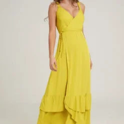 Vestido Pistacho Verde Ragged Pf12510365