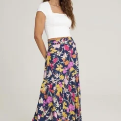 Falda Boston Azul Ragged Pf11320465