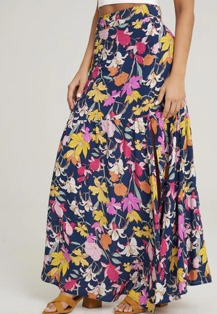 Falda Boston Azul Ragged Pf11320465 6 Falda Boston Azul Ragged Pf11320465 - Imagen 4