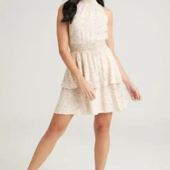 Vestido Budapest Beige Ragged Pf12510363