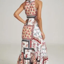 Vestido Patchwork Blanco Ragged Pf11511195 -Feminora Moda Tienda De Ventas ragged 8485 4654712 3 product