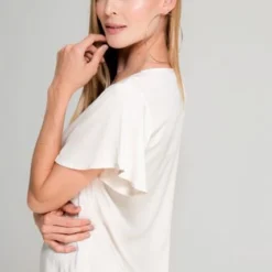 Blusa Antonieta Beige Ragged Pf17110056 -Feminora Moda Tienda De Ventas ragged 9052 1088812 4 product