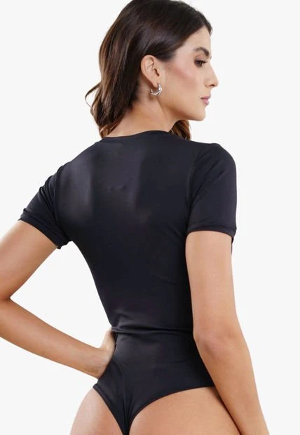 Body Sarandon Negro Ragged Pf13120681 4 Body Sarandon Negro Ragged Pf13120681 - Imagen 2