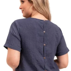 Blusa Andina Azul Ragged Pf11112313 -Feminora Moda Tienda De Ventas ragged 9119 6885912 3 product