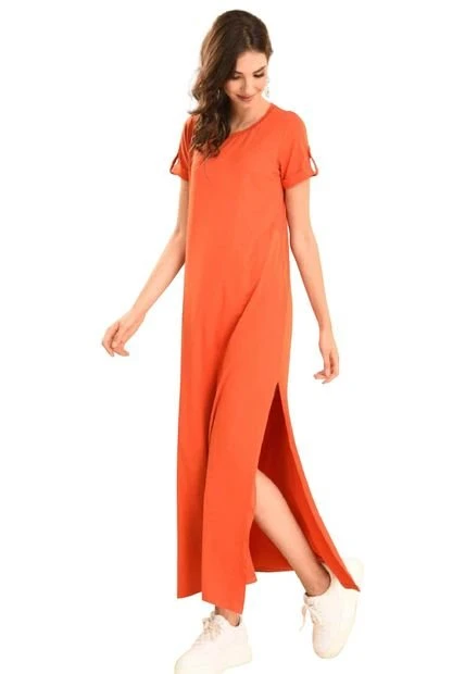 Vestido Ann Marie Café Ragged Pf11510939 3 Vestido Ann Marie Café Ragged Pf11510939