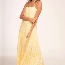 Vestido Austria Amarillo Ragged Pf12510298