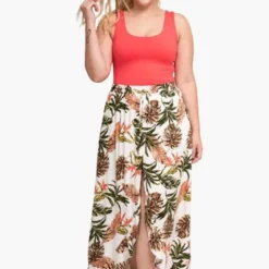 Falda Kylie Blanco Ragged Pf11320398