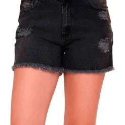 Short Burano Negro Ragged Pf51340049