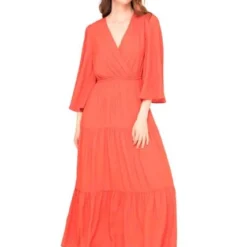 Vestido Anatta Naranja Ragged Pf11511062