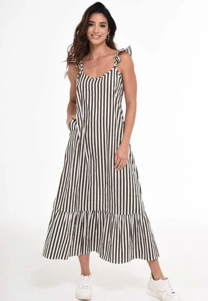 Vestido Carlo Verde Ragged Pf12510287 3 Vestido Carlo Verde Ragged Pf12510287