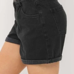 Short Slouchy Negro Ragged Pf51340052