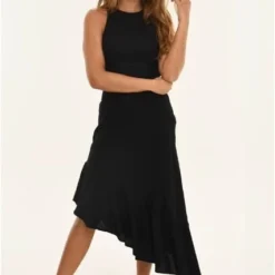 Falda Zafiro Negro Ragged Pf11320420