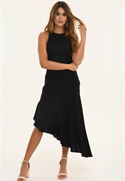 Falda Zafiro Negro Ragged Pf11320420 3 Falda Zafiro Negro Ragged Pf11320420