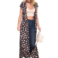 Vestido Largo Kanaka Azul Ragged Pf12510266