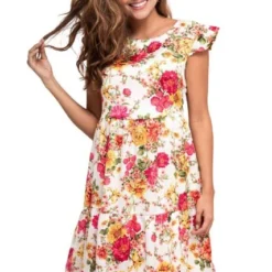 Vestido Midi Brasili Blanco Ragged Pf12510222