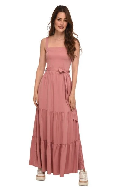 Vestido Borneo Rosa Ragged Pf12510274 3 Vestido Borneo Rosa Ragged Pf12510274