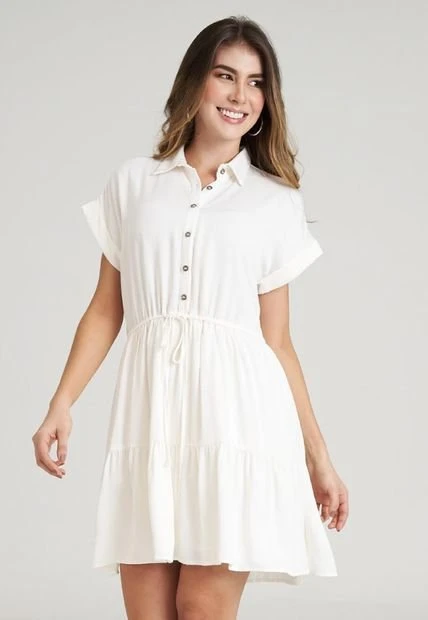 Vestido Bruselas Blanco Ragged Pf11511112 3 Vestido Bruselas Blanco Ragged Pf11511112