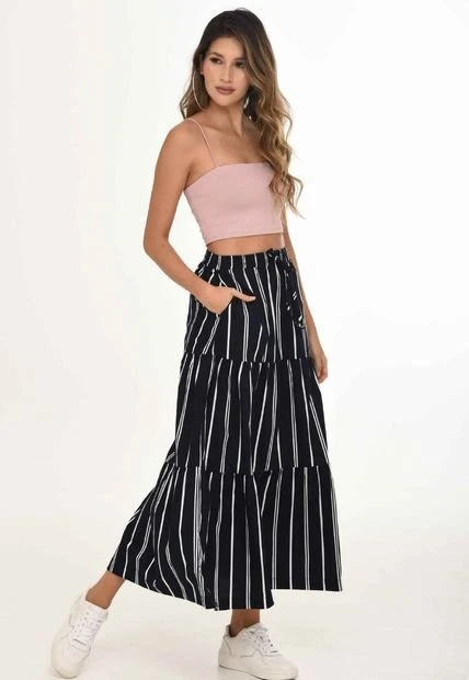 Falda Larga Alboran Azul Ragged Pf12320154 3 Falda Larga Alboran Azul Ragged Pf12320154