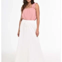 Falda Monaco Blanco Ragged Pf11320415