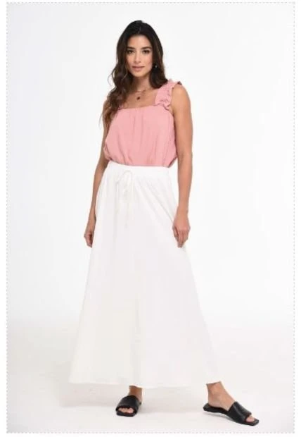 Falda Monaco Blanco Ragged Pf11320415 3 Falda Monaco Blanco Ragged Pf11320415