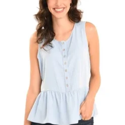 Blusa Viena Azul Ragged Pf12110535