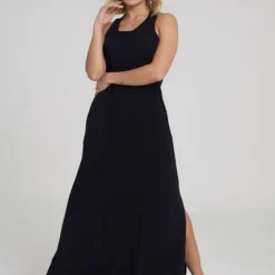 Vestido Venati Negro Ragged Pf31511108