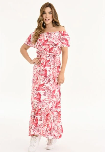 Vestido Baru Fucsia Ragged Pf31511100 3 Vestido Baru Fucsia Ragged Pf31511100