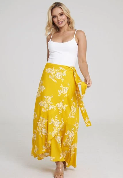 Falda Santorini Amarillo Ragged Pf31320284 3 Falda Santorini Amarillo Ragged Pf31320284