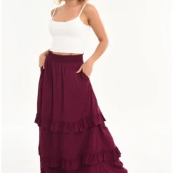 Falda Spring Violeta Ragged Pf31320287