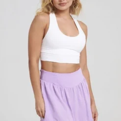 Falda Corta Cienaga Violeta Ragged Pf31320293