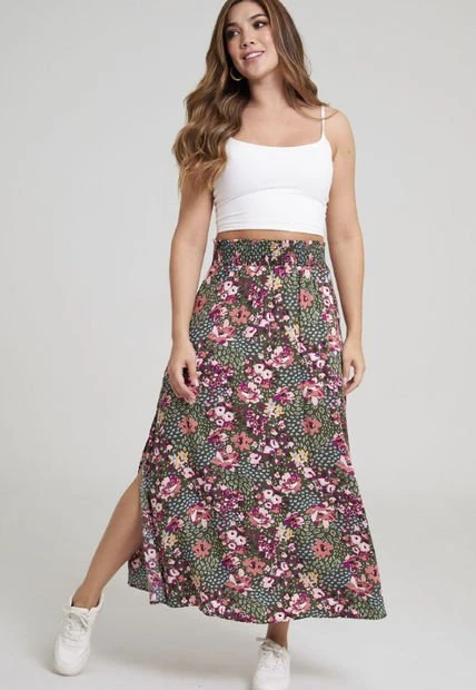 Falda Veronica Verde Ragged Pf31320297 3 Falda Veronica Verde Ragged Pf31320297