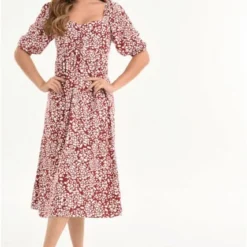 Vestido Estonia Rojo Ragged Pf31511089