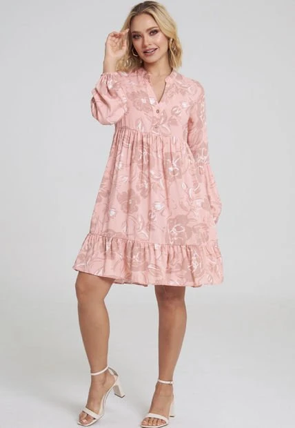 Vestido Masala Rosa Ragged Pf31511091 3 Vestido Masala Rosa Ragged Pf31511091