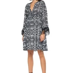 Replay Vestido Medio Para Mujer All Over Printed Vi Replay 48609