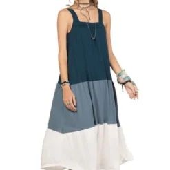 Vestido Largo Para Mujer Multicolor Rutta