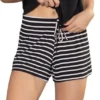 Short Para Mujer Bicolor Rayas Negro Rutta -Feminora Moda Tienda De Ventas rutta 0746 0703981 1 product