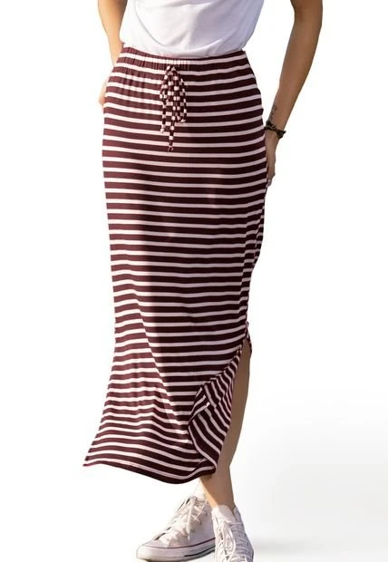 Falda Larga Para Mujer Bicolor Rutta 3 Falda Larga Para Mujer Bicolor Rutta